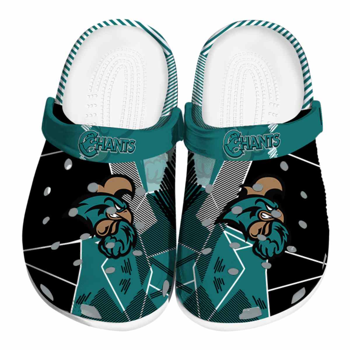 Coastal Carolina Chanticleers NCAA Sport Crocs Crocband Clogs Shoes Comfortable For Men Women and Kids