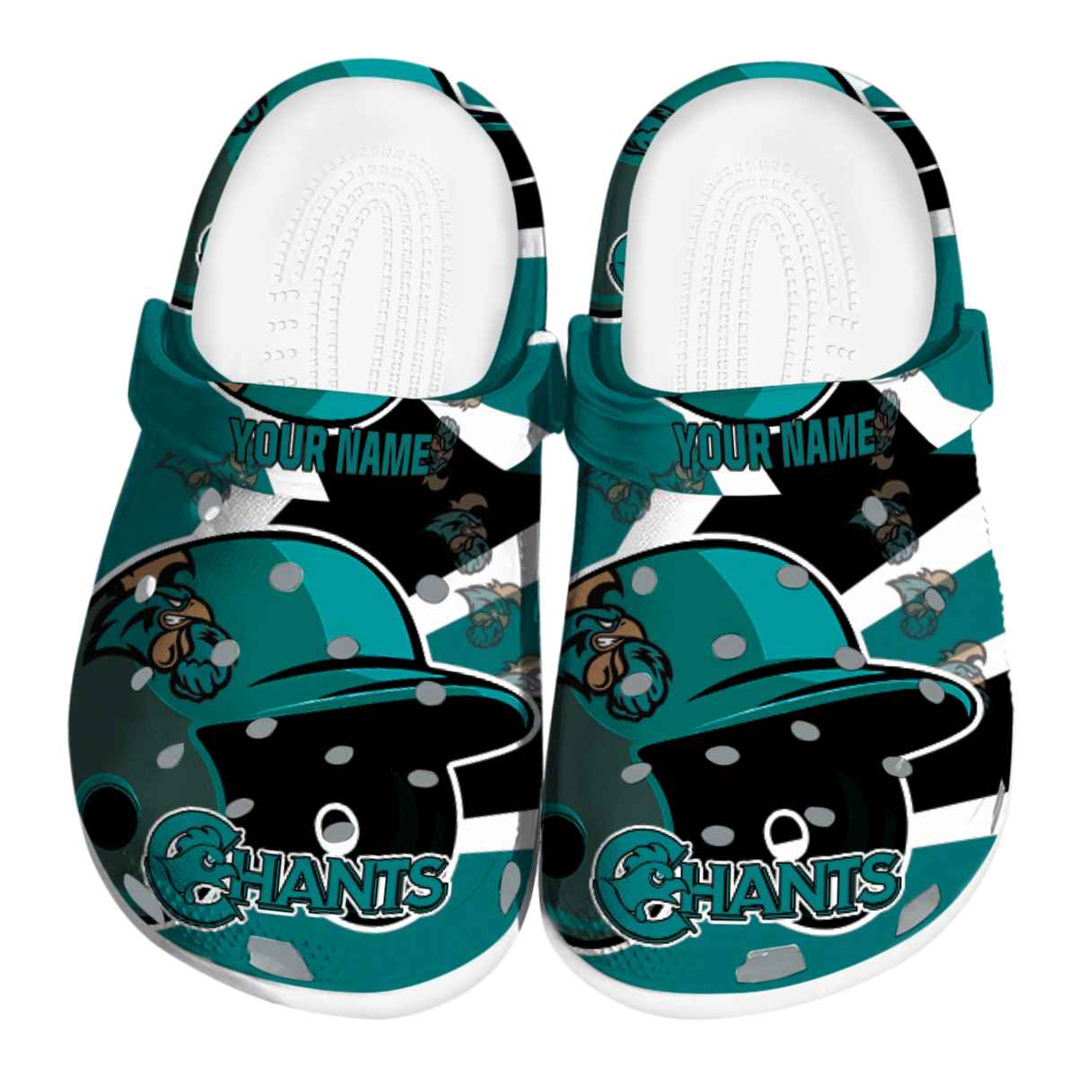 Coastal Carolina Chanticleers NCAA Sport Crocs Crocband Clogs Shoes Comfortable For Men Women and Kids