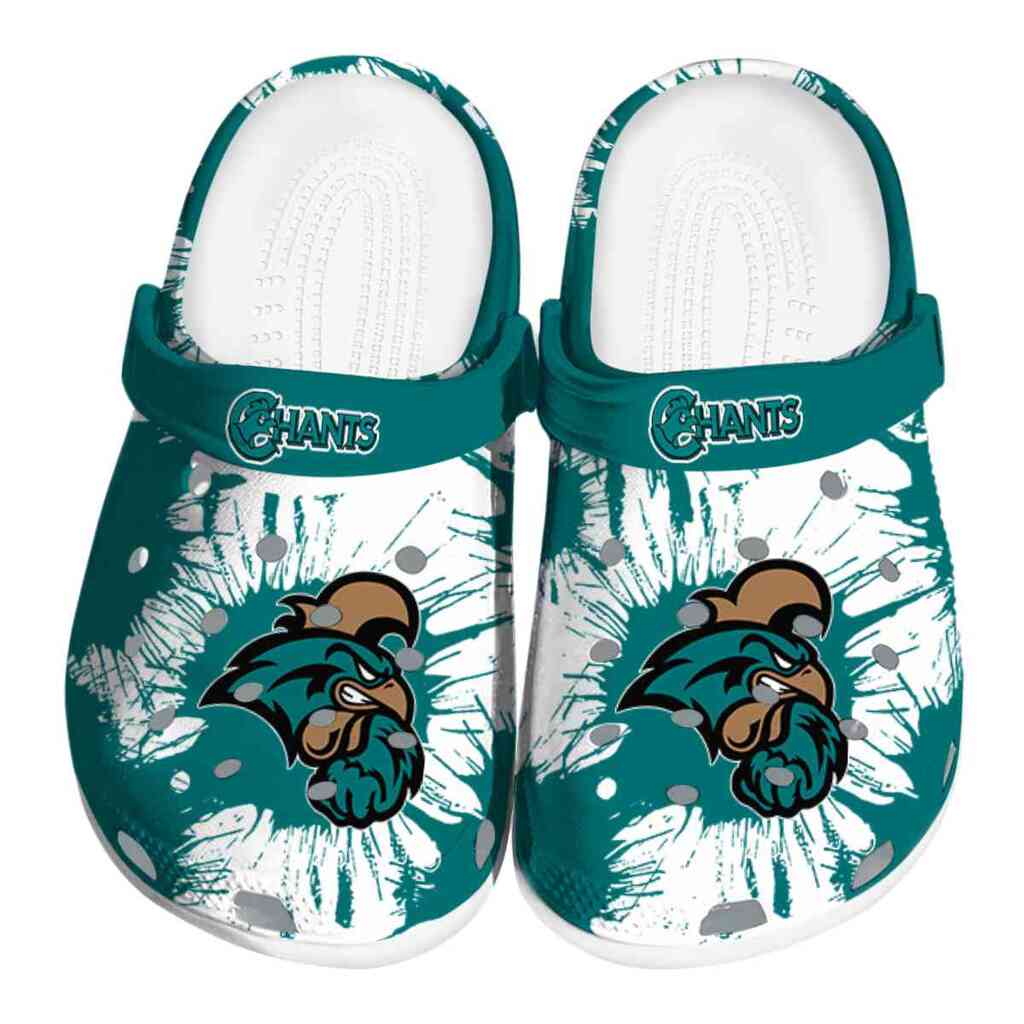Coastal Carolina Chanticleers Splatter Graphics ClogTVC1801747