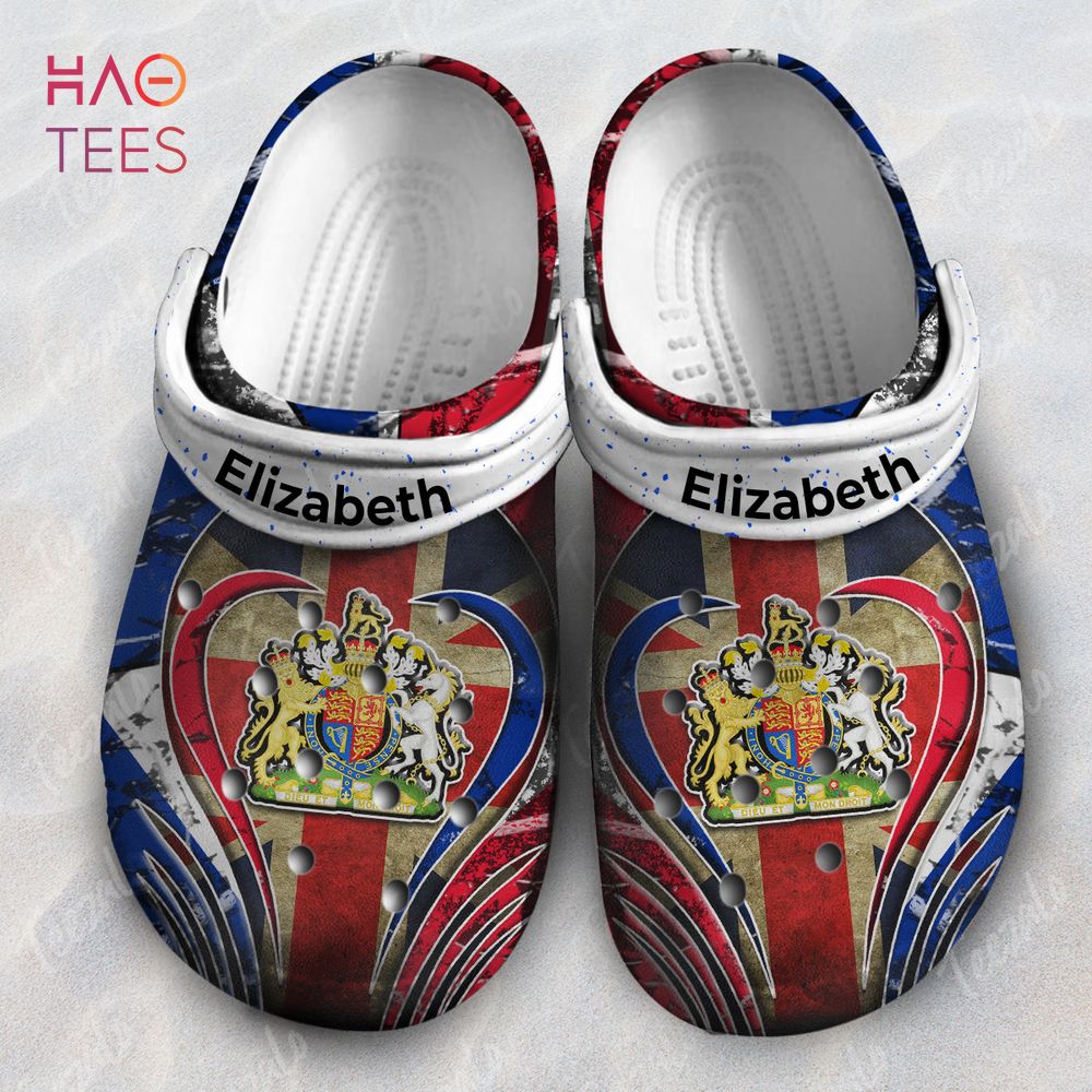 Coat Of Arms Flag United Kingdom UK Camo Pattern Crocs Crocband Clogs Shoes Comfortable For Men Women and Kids