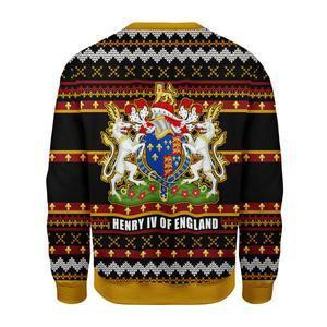 Coat Of Arms Henry VI Ugly Christmas Sweater Adult 3D Funny Matching for family - Image 2