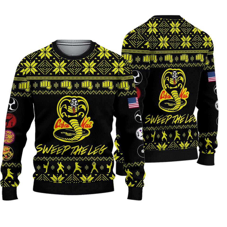 Cobra Kai Ugly Christmas Sweater