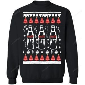 Coca Cola Bottles Ugly Christmas Sweater Adult 3D Funny Matching for family