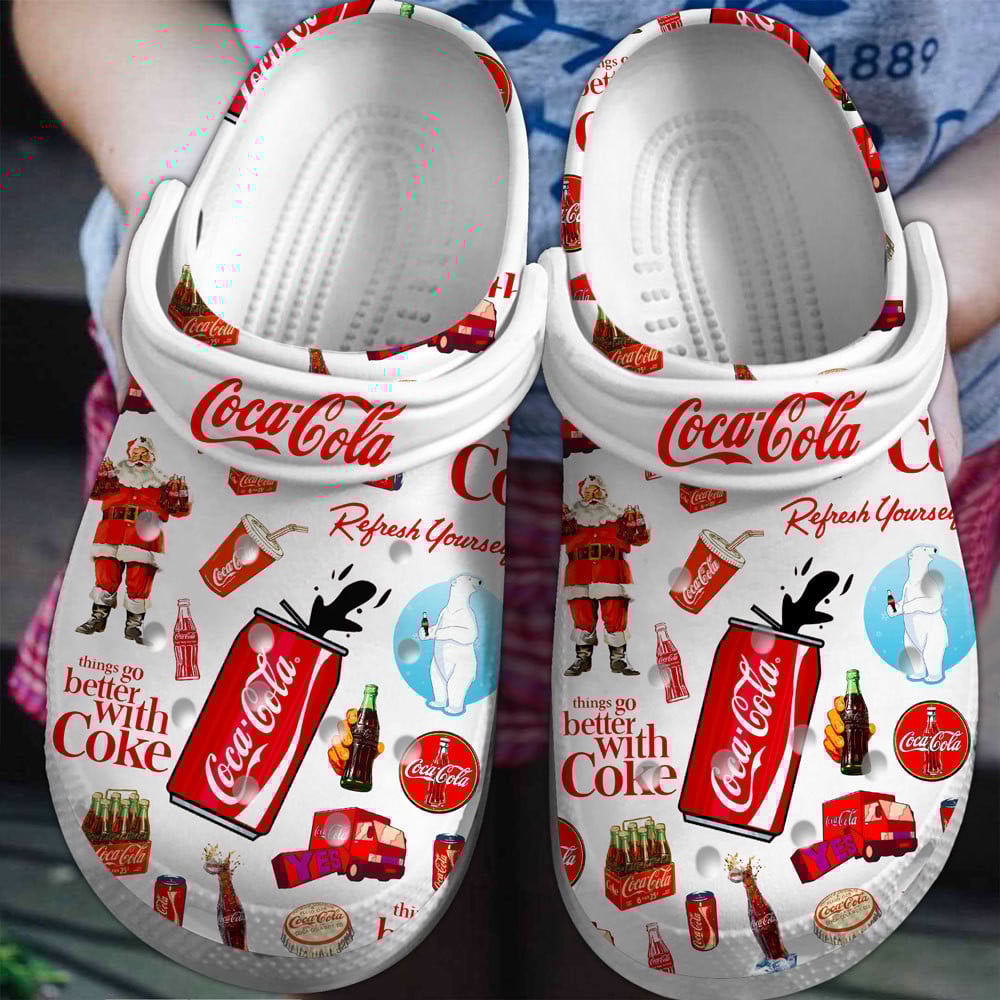 Coca Cola Crocs Crocband Clogs Shoes Comfortable For Men Women and Kids