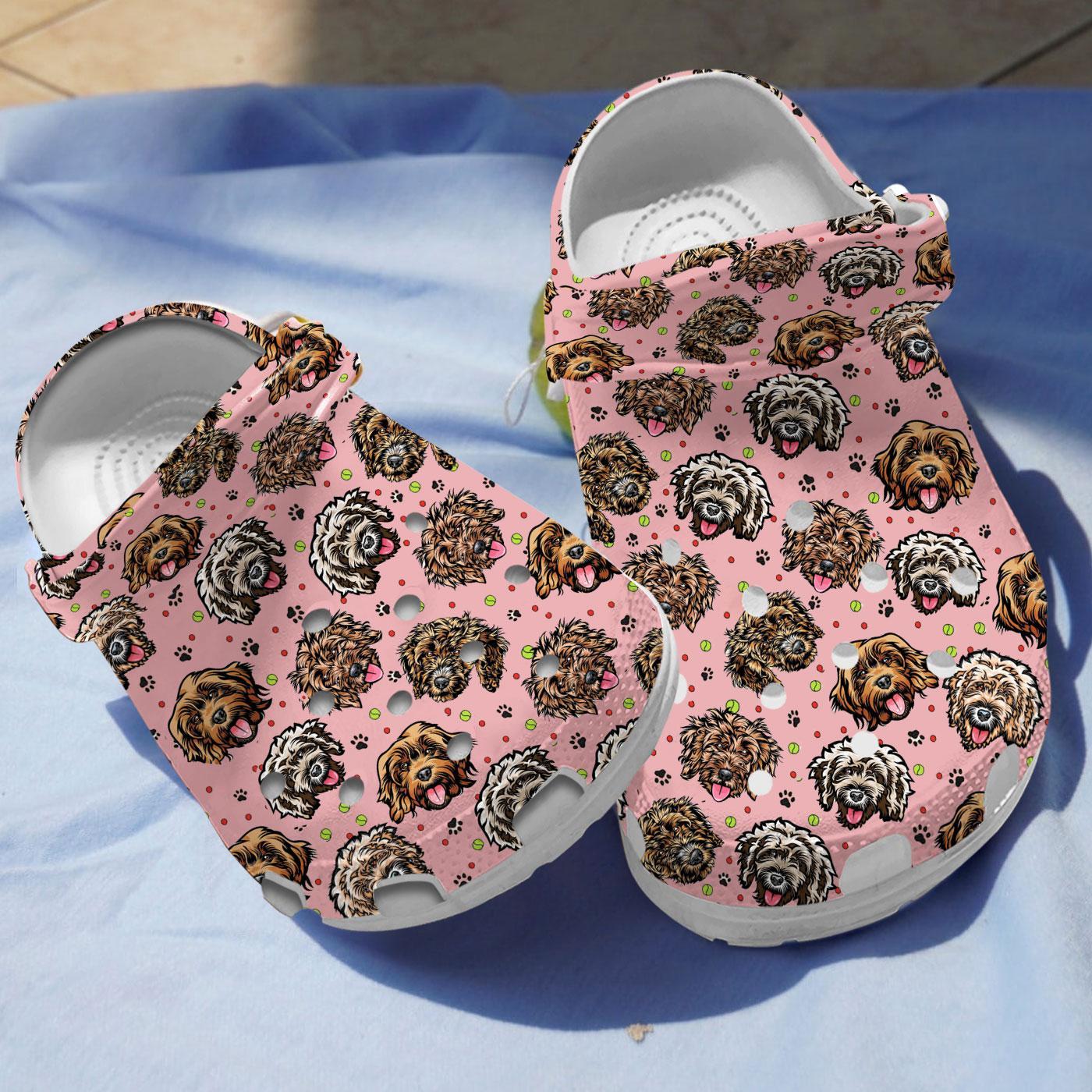 Cockapoo Dog Crocs Crocband Clogs Shoes Comfortable For Men Women and Kids