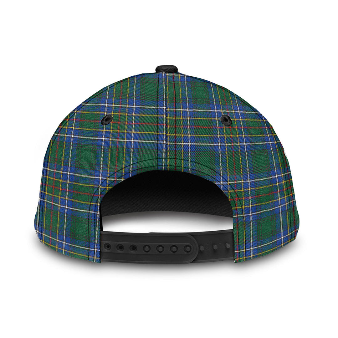 Cockburn Ancient Tartan Baseball Cap, Tartan Plaid Cap with Family Crest K23 Trucker Hats Custom Hats Gifts For Men & Women