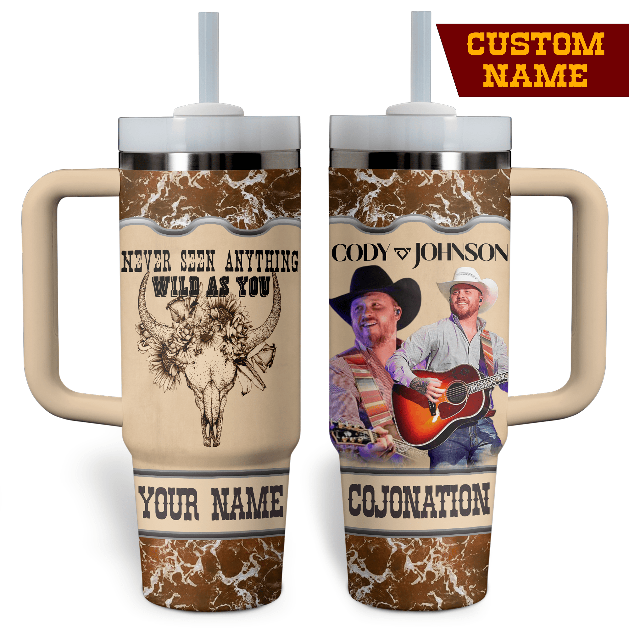 Cody Johnson Music Custom Stanley Cup 40 oz 30 oz Tumbler With HandleTVC2301525