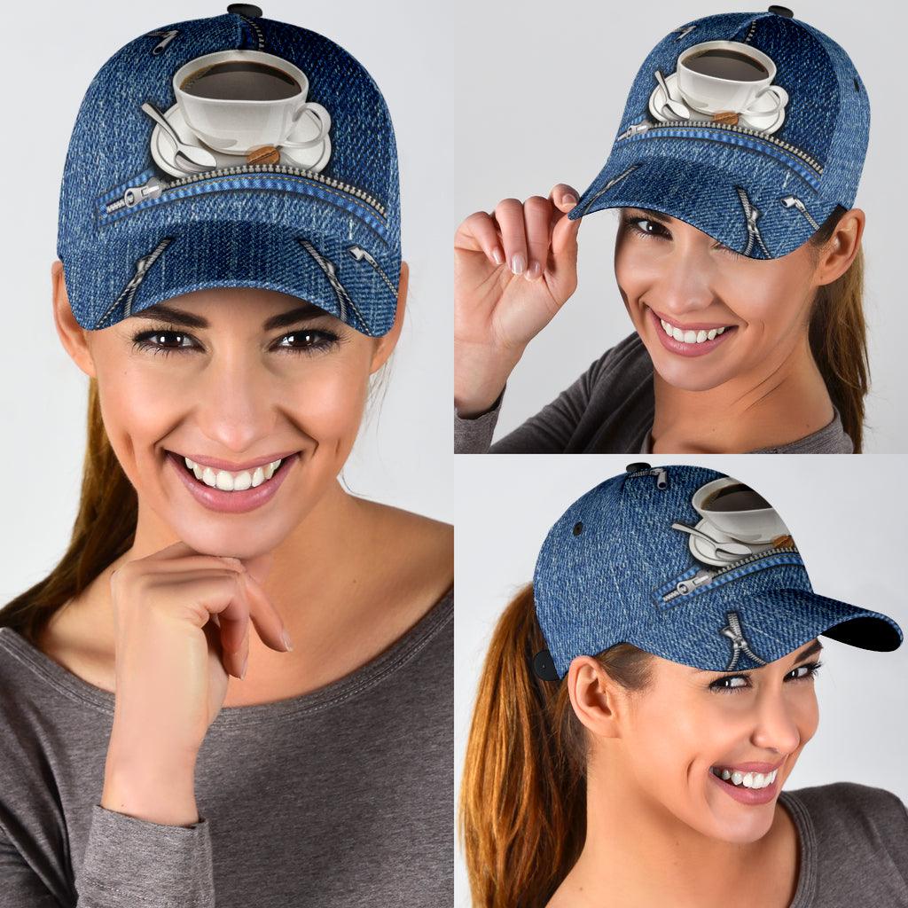 Coffee Classic Cap, Gift for Coffee Lovers Trucker Hats Custom Hats Gifts For Men & Women