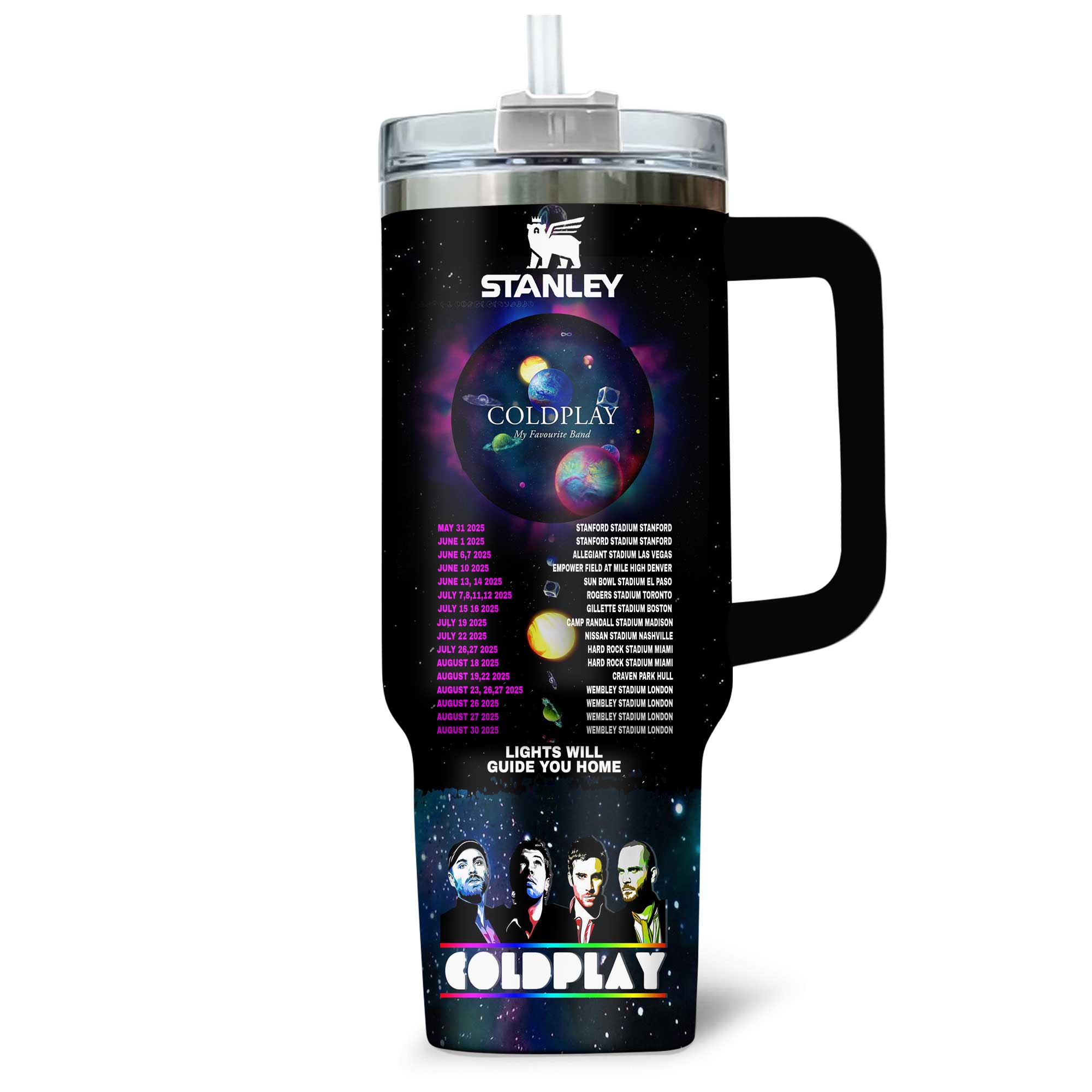 Coldplay Music Custom Stanley Cup 40 oz 30 oz Tumbler With HandleTVC2301170 - Image 3