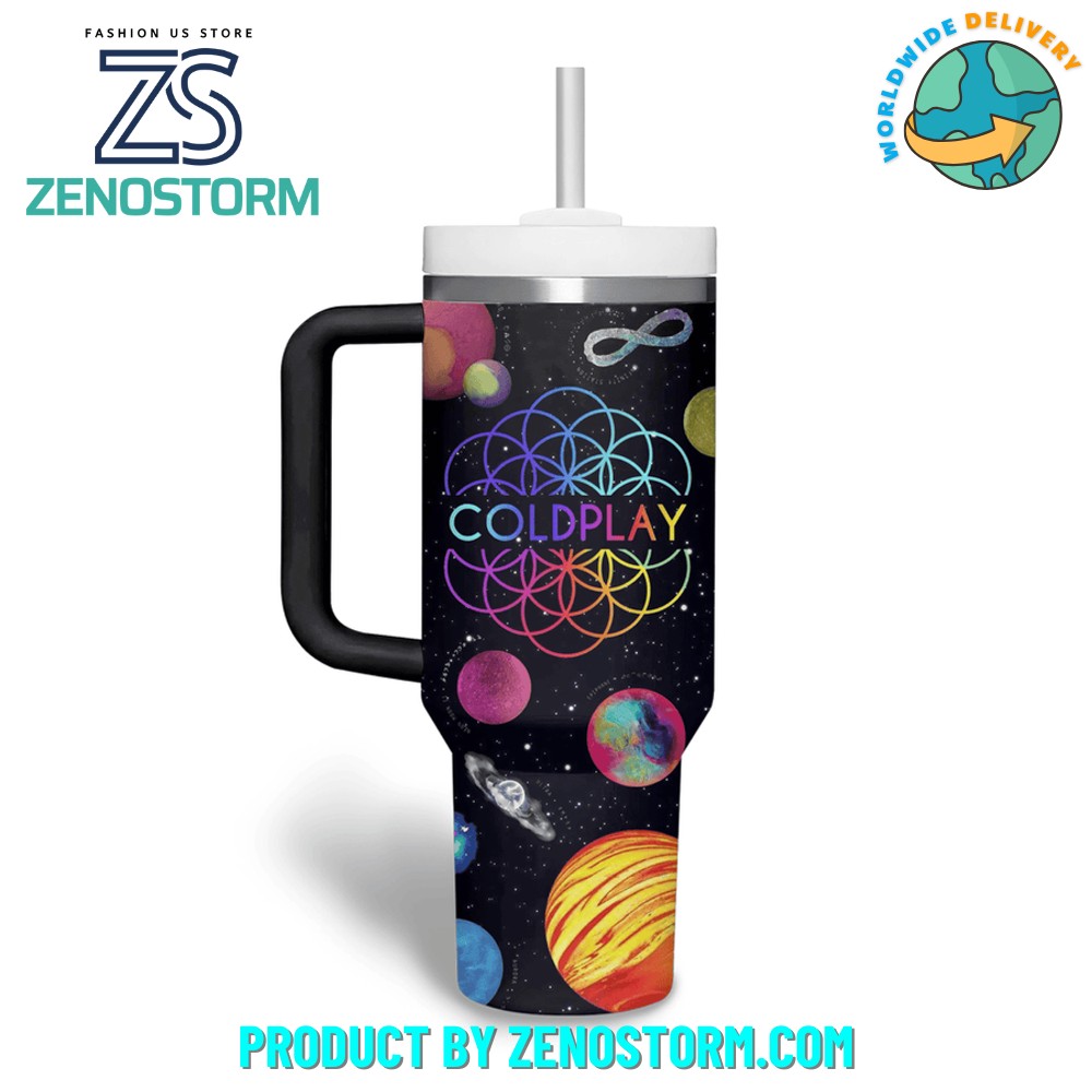 Coldplay Music Custom Stanley Cup 40 oz 30 oz Tumbler With HandleTVC2301419 - Image 3