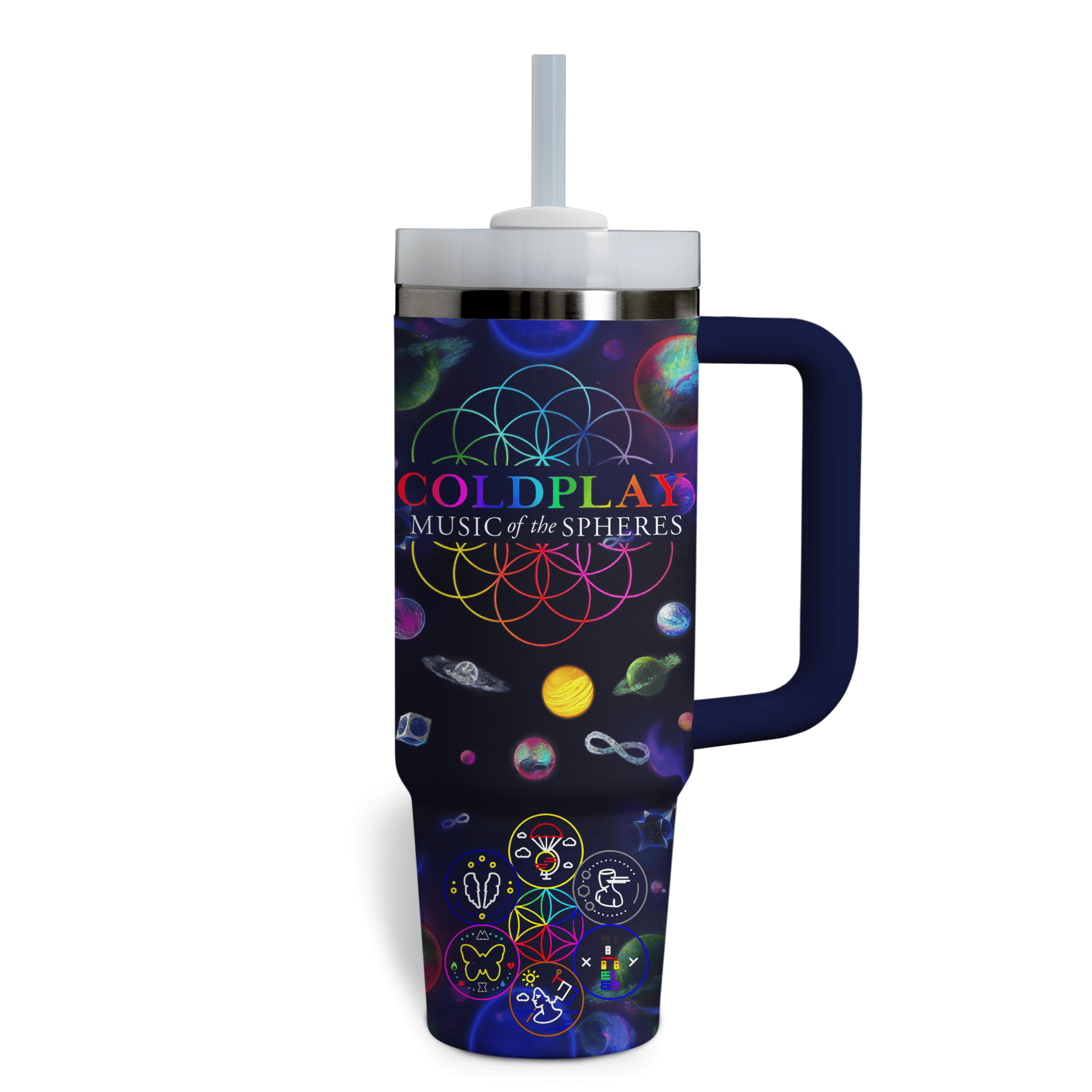 Coldplay Music Custom Stanley Cup 40 oz 30 oz Tumbler With HandleTVC2301767 - Image 2