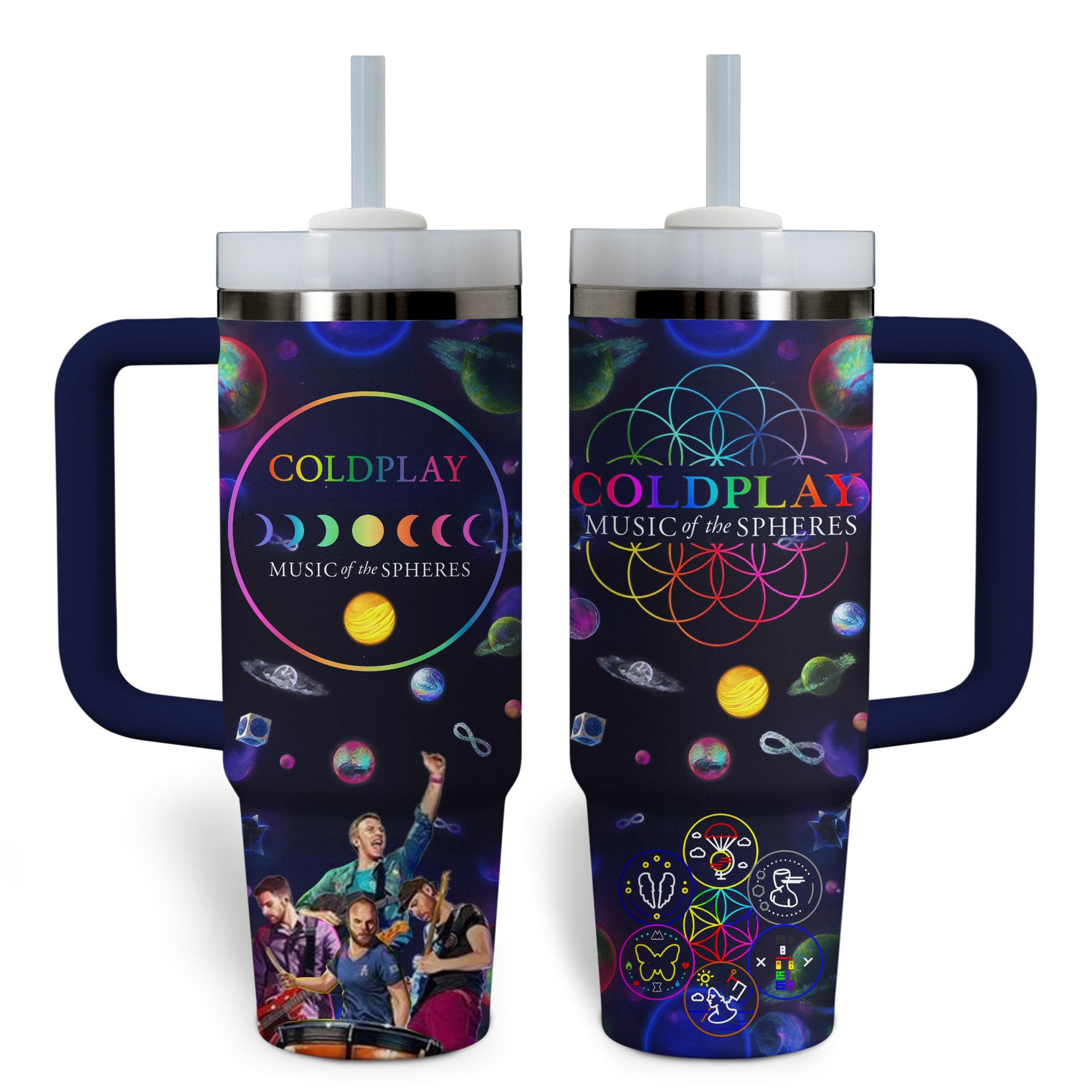 Coldplay Music Custom Stanley Cup 40 oz 30 oz Tumbler With HandleTVC2301767