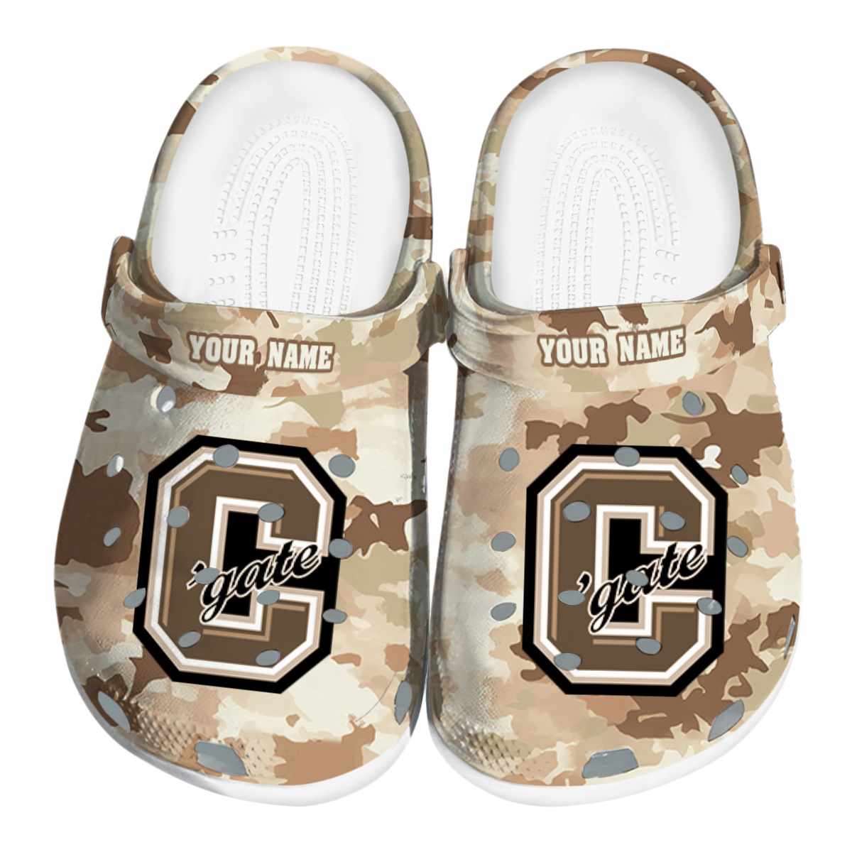 Colgate Raiders NCAA Sport Crocs Crocband Clogs Shoes Comfortable For Men Women and Kids