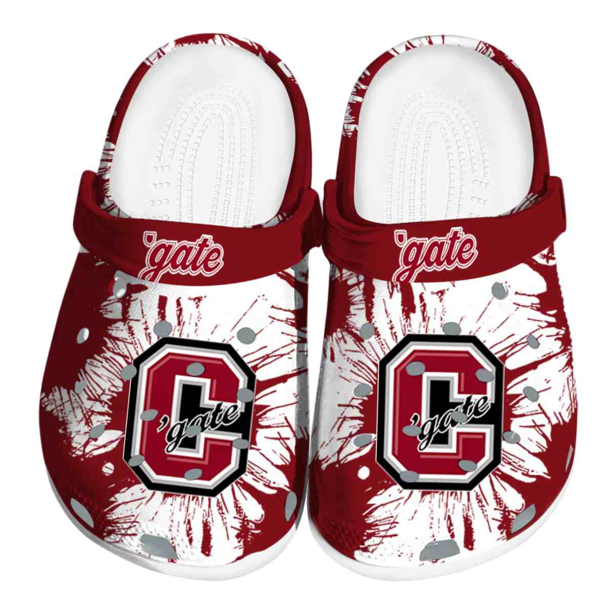 Colgate Raiders NCAA Sport Crocs Crocband Clogs Shoes Comfortable For Men Women and Kids