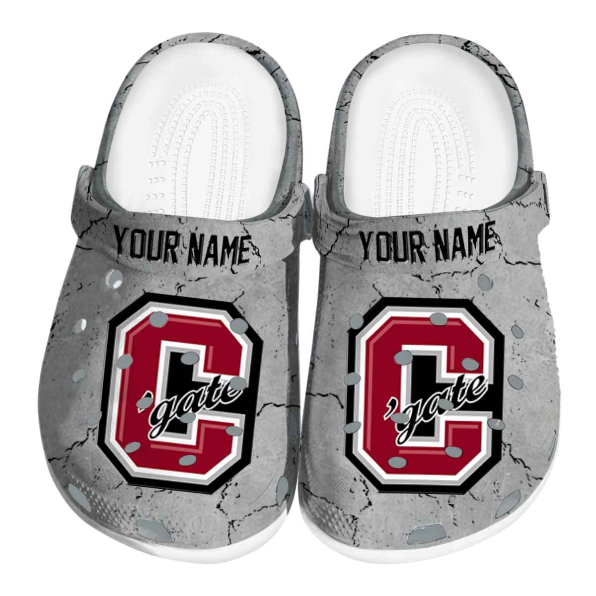 Colgate Raiders NCAA Sport Crocs Crocband Clogs Shoes Comfortable For Men Women and Kids