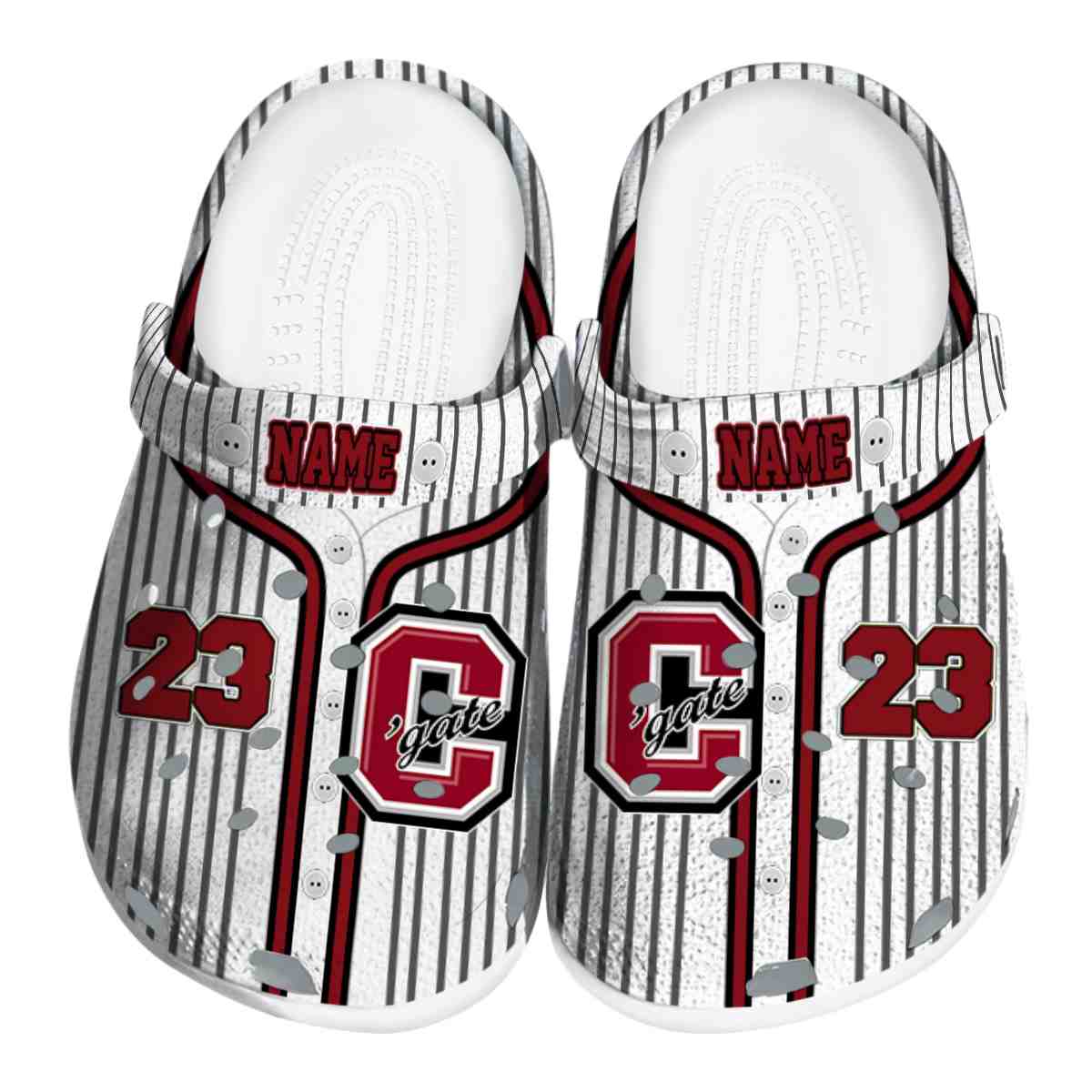 Colgate Raiders NCAA Sport Crocs Crocband Clogs Shoes Comfortable For Men Women and Kids