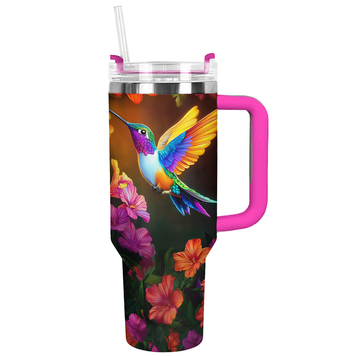 Colibri Floral Hummingbird Custom Stanley Cup 40 oz 30 oz Tumbler With HandleTVC2301290