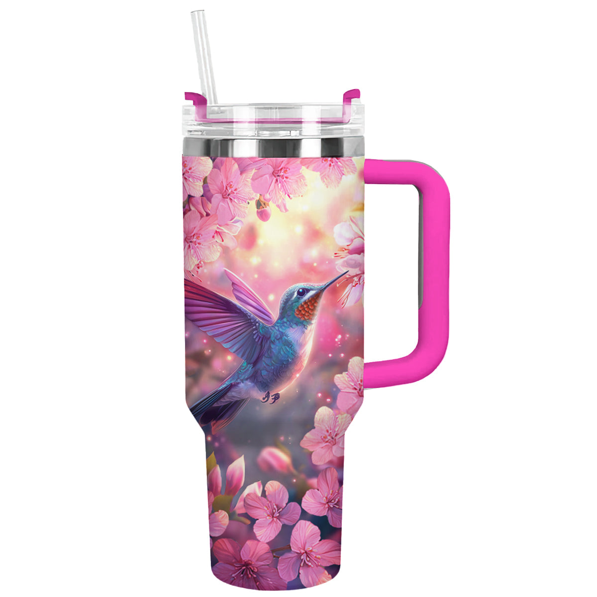 Colibri Floral Hummingbird Custom Stanley Cup 40 oz 30 oz Tumbler With HandleTVC2301290