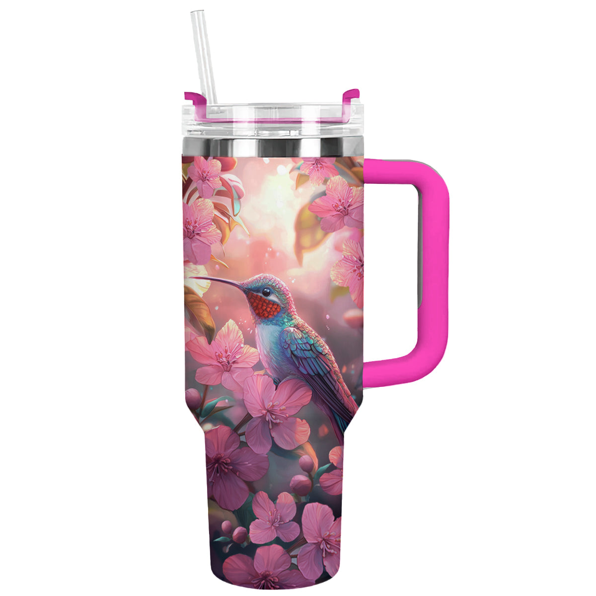 Colibri Floral Hummingbird Custom Stanley Cup 40 oz 30 oz Tumbler With HandleTVC2301290