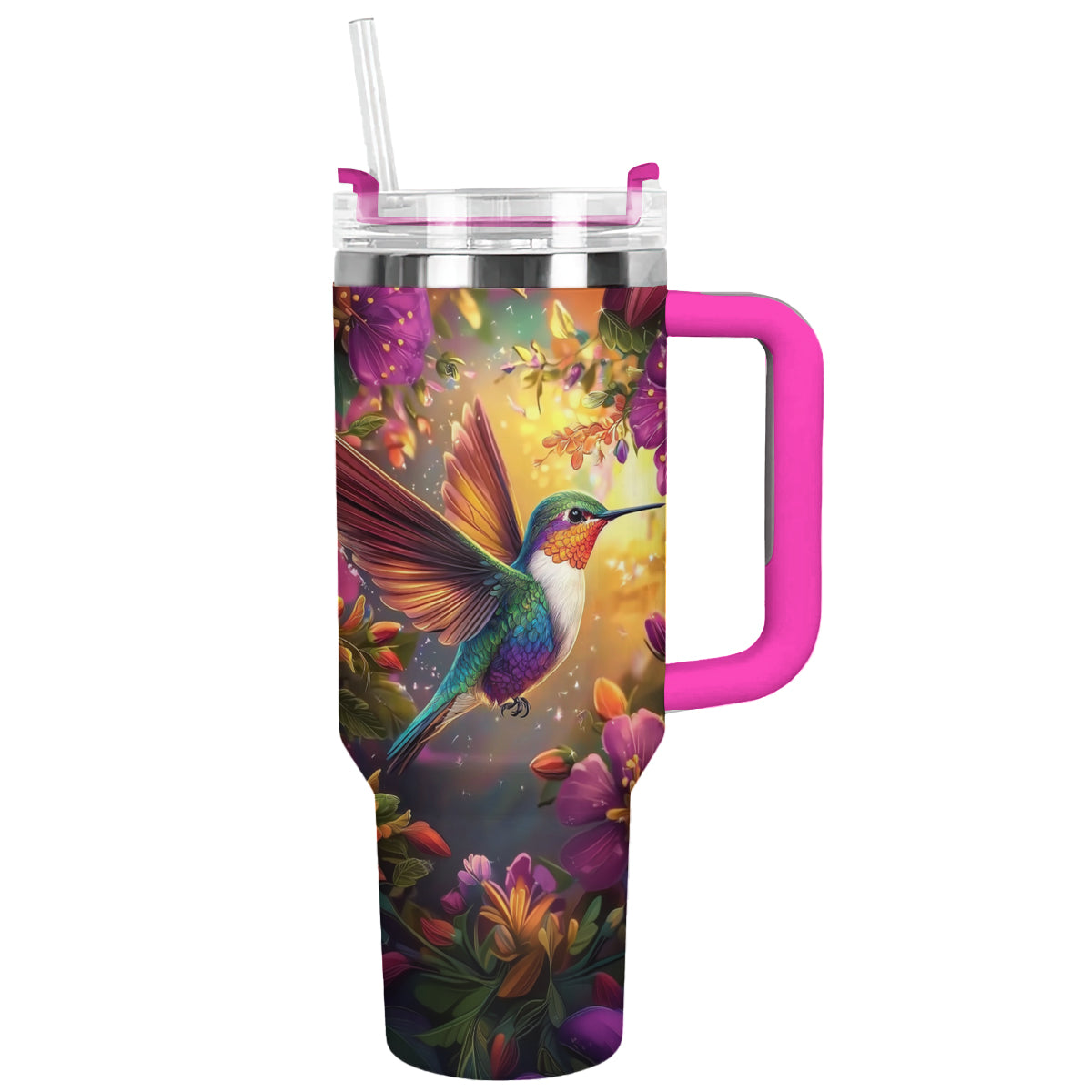 Colibri Floral Hummingbird Custom Stanley Cup 40 oz 30 oz Tumbler With HandleTVC2301290