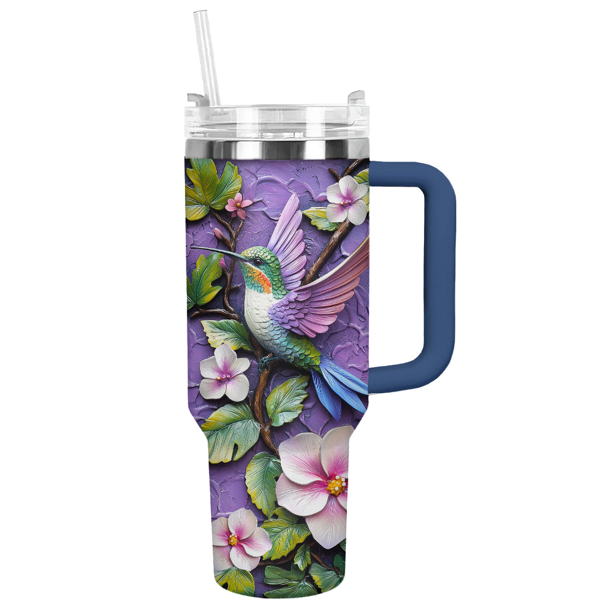 Colibri Floral Hummingbird Custom Stanley Cup 40 oz 30 oz Tumbler With HandleTVC2301293