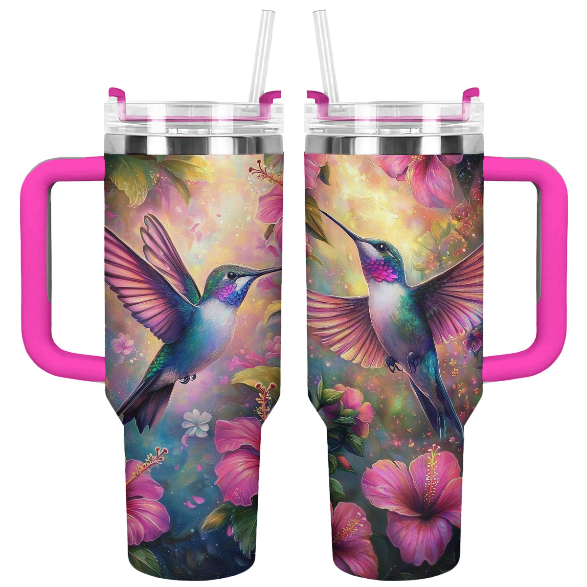 Colibri Floral Hummingbird Custom Stanley Cup 40 oz 30 oz Tumbler With HandleTVC2301293