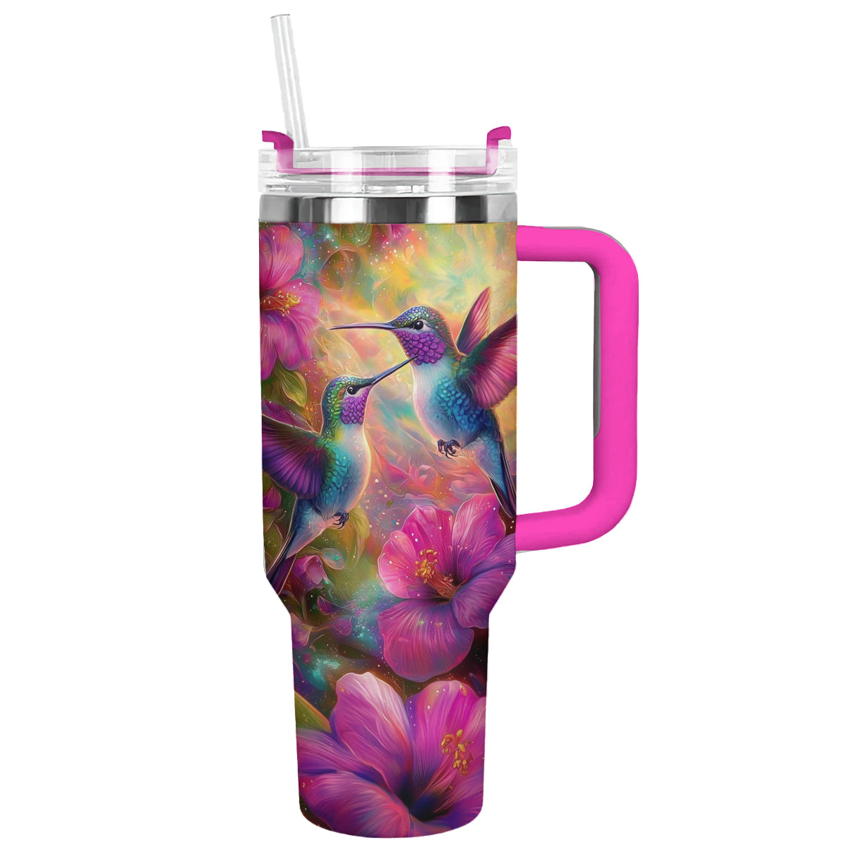 Colibri Floral Hummingbird Custom Stanley Cup 40 oz 30 oz Tumbler With HandleTVC2301293