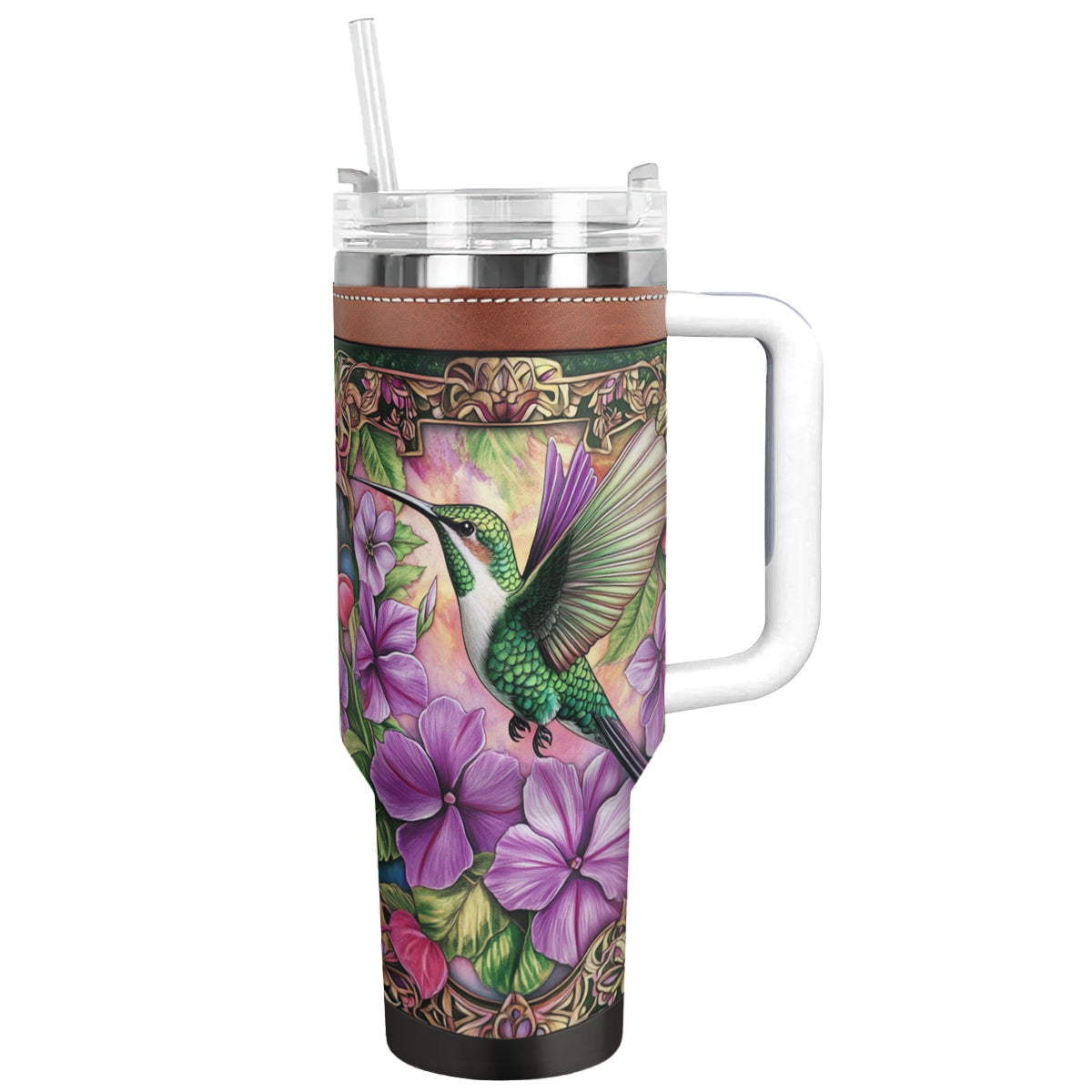 Colibri Floral Hummingbird Custom Stanley Cup 40 oz 30 oz Tumbler With HandleTVC2301293