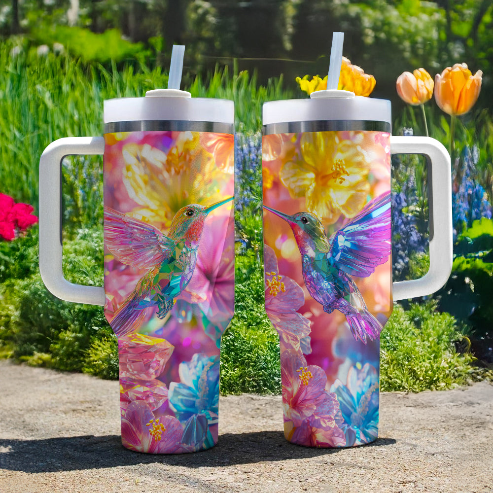 Colibri Floral Hummingbird Custom Stanley Cup 40 oz 30 oz Tumbler With HandleTVC2301294 - Image 2