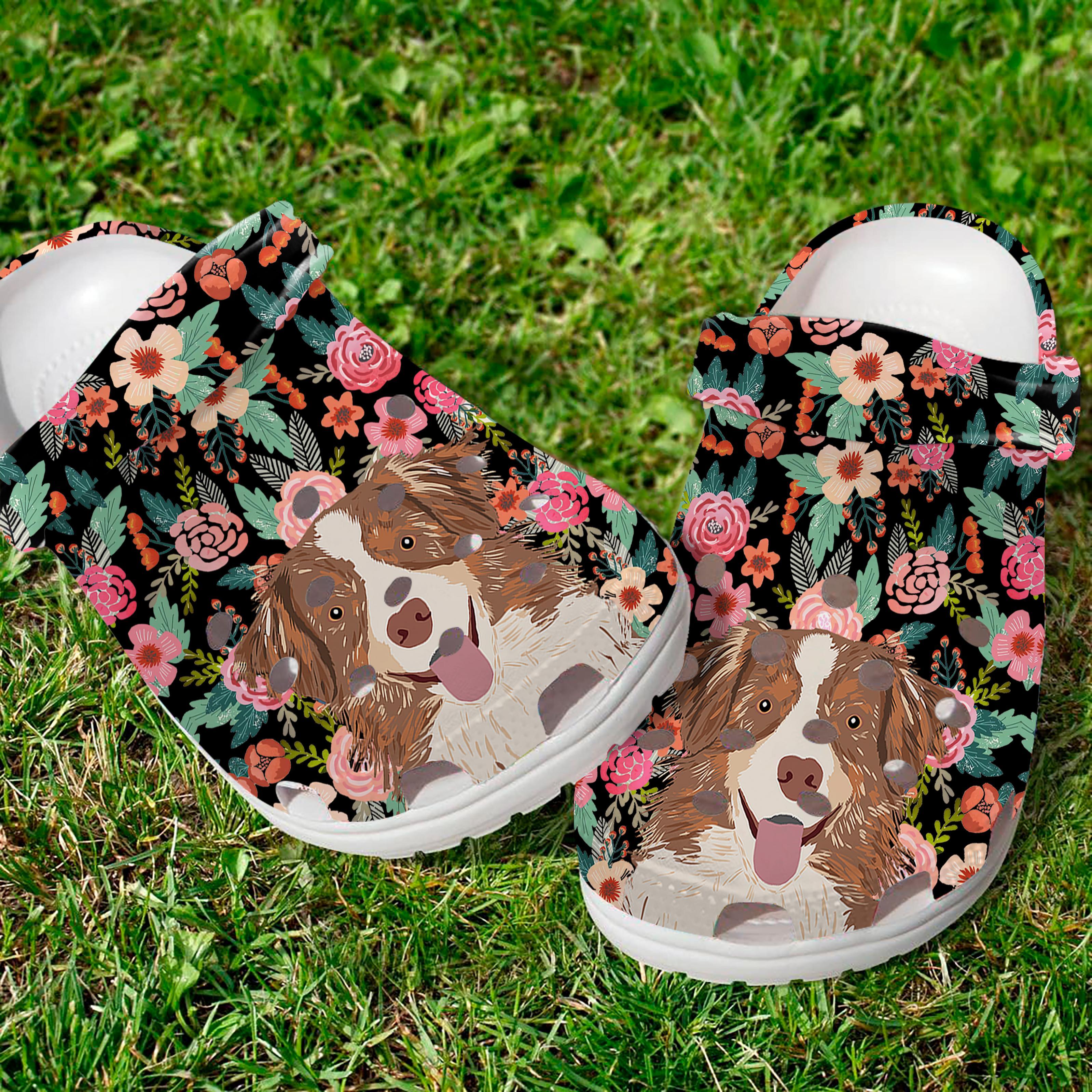 Collie Dog Crocs Crocband Clogs Shoes Comfortable For Men Women and Kids