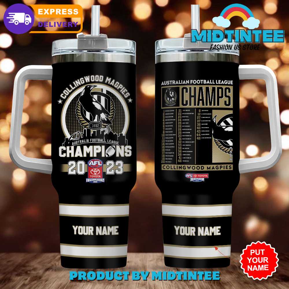 Collingwood FC AFL Champions Custom Stanley Cup 40 oz 30 oz Tumbler With HandleTVC2301905