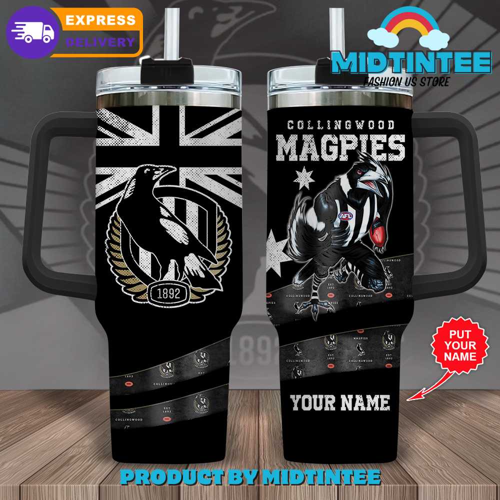 Collingwood FC AFL Custom Stanley Cup 40 oz 30 oz Tumbler With HandleTVC2301905