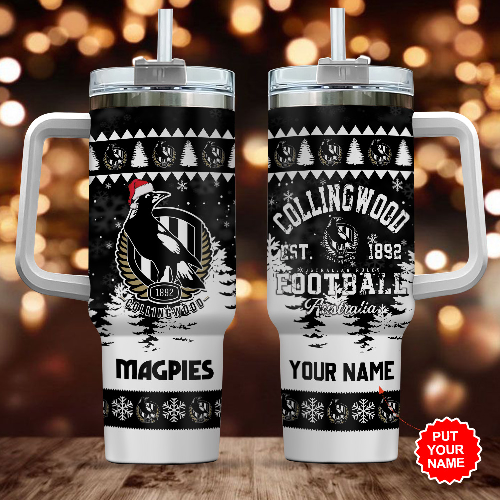 Collingwood FC Football Custom Stanley Cup 40 oz 30 oz Tumbler With HandleTVC2301847