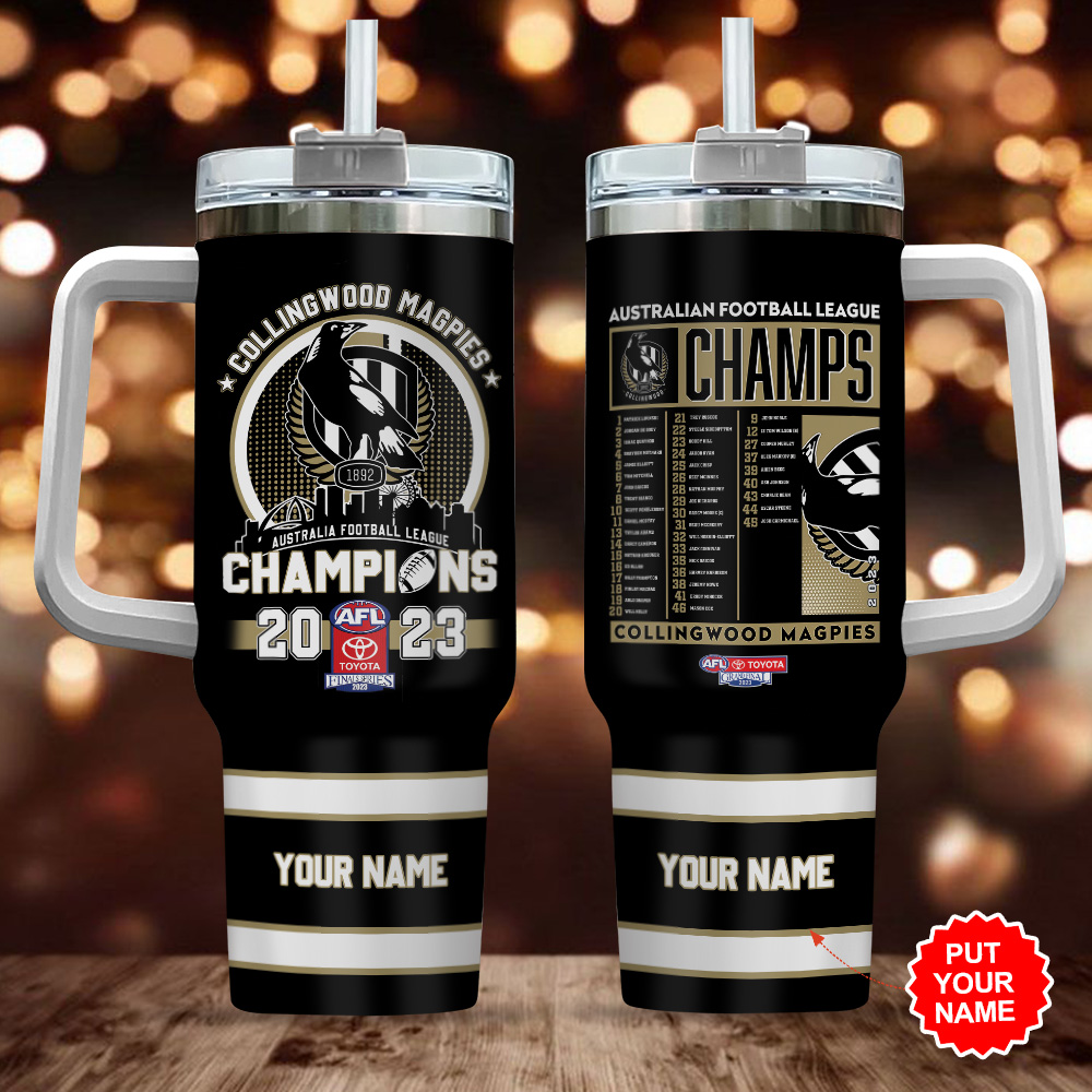 Collingwood FC Football Custom Stanley Cup 40 oz 30 oz Tumbler With HandleTVC2301847