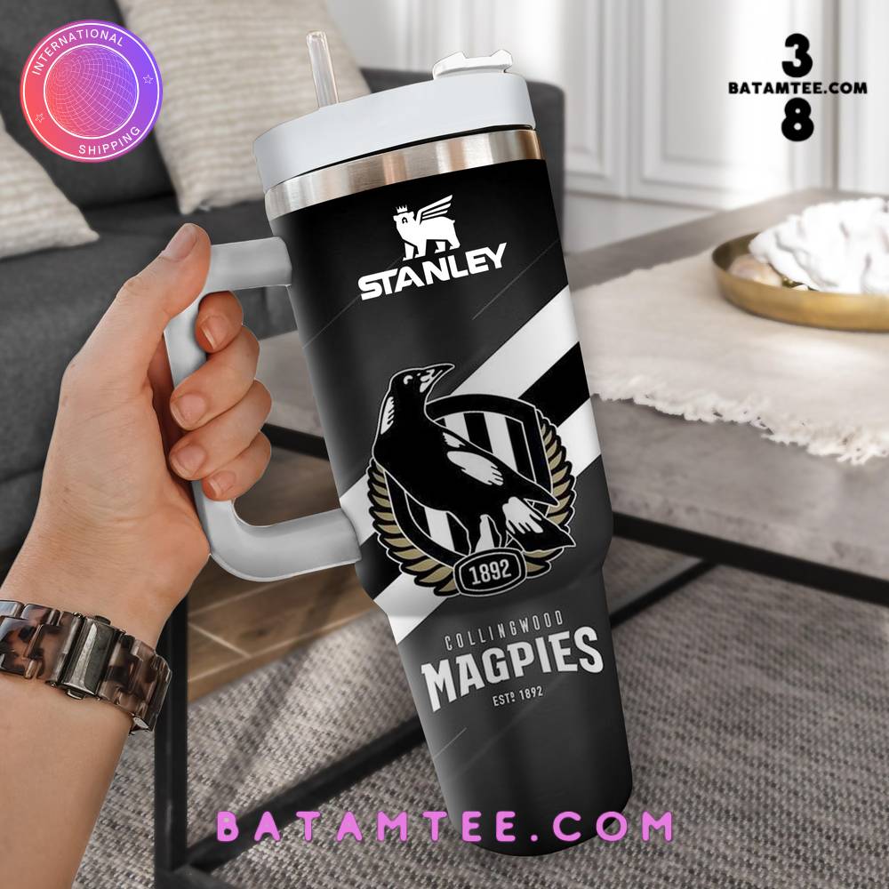 Collingwood Magpies AFL Custom Stanley Cup 40 oz 30 oz Tumbler With HandleTVC230102