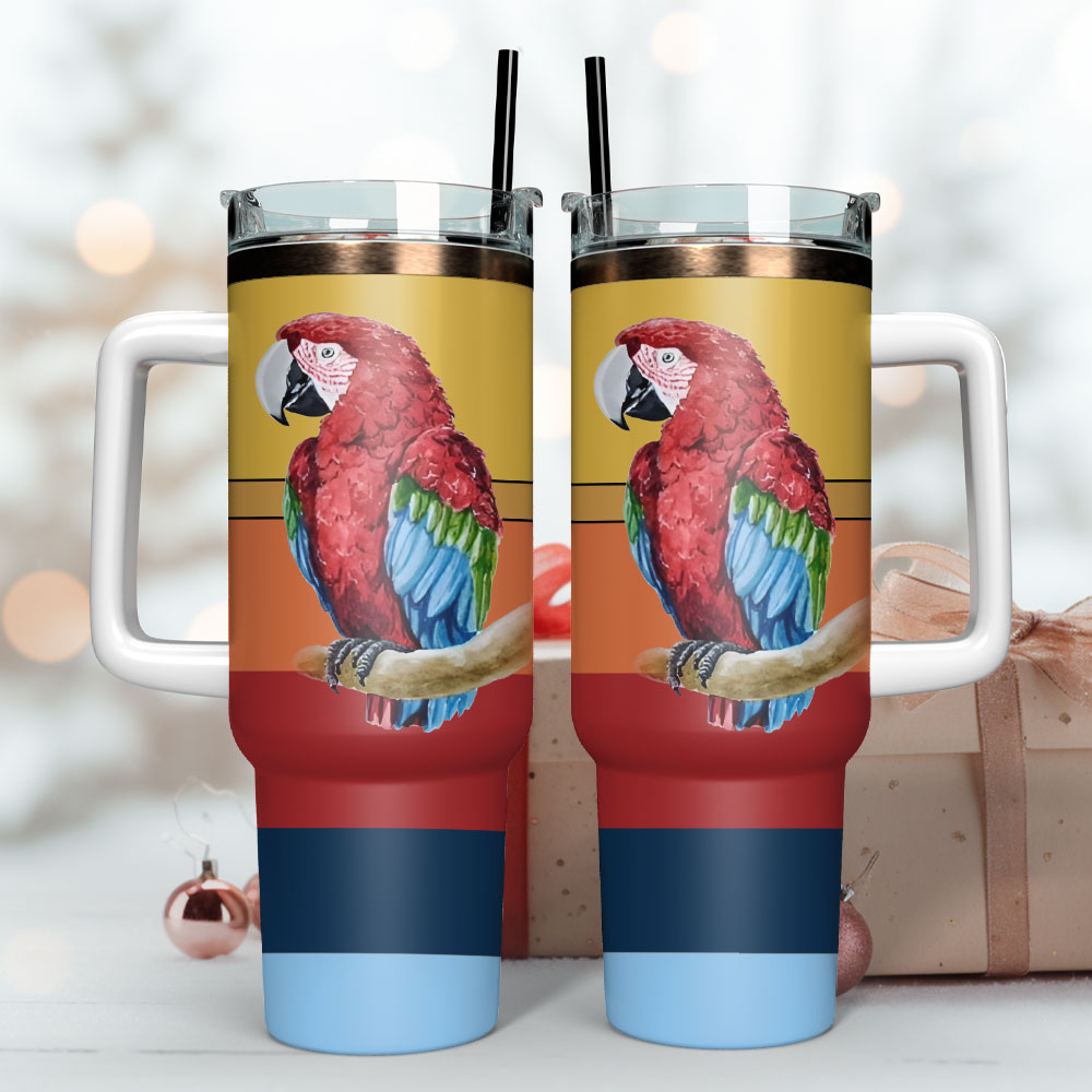 Color parrot Custom Stanley Cup 40 oz 30 oz Tumbler With HandleTVC2301248