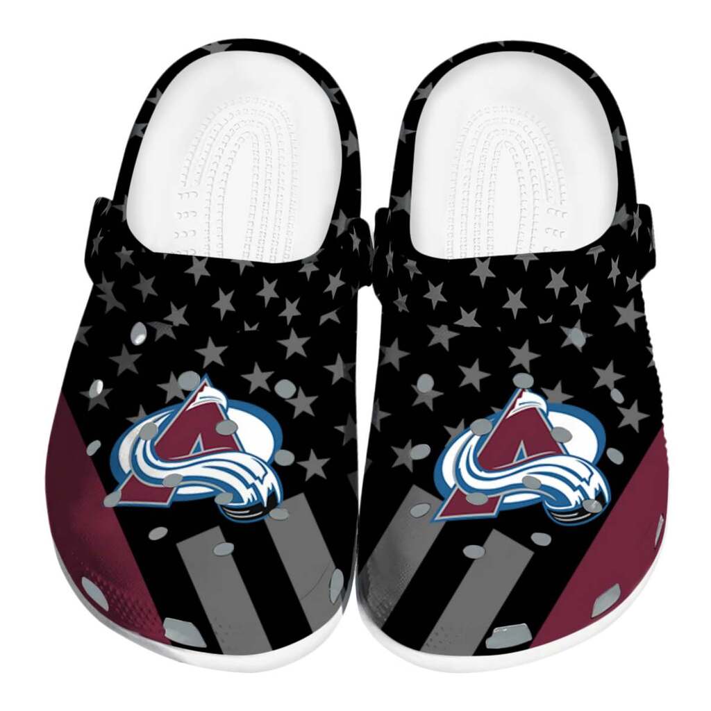 Colorado Avalanche Stellar Stripes Theme ClogTVC1801864