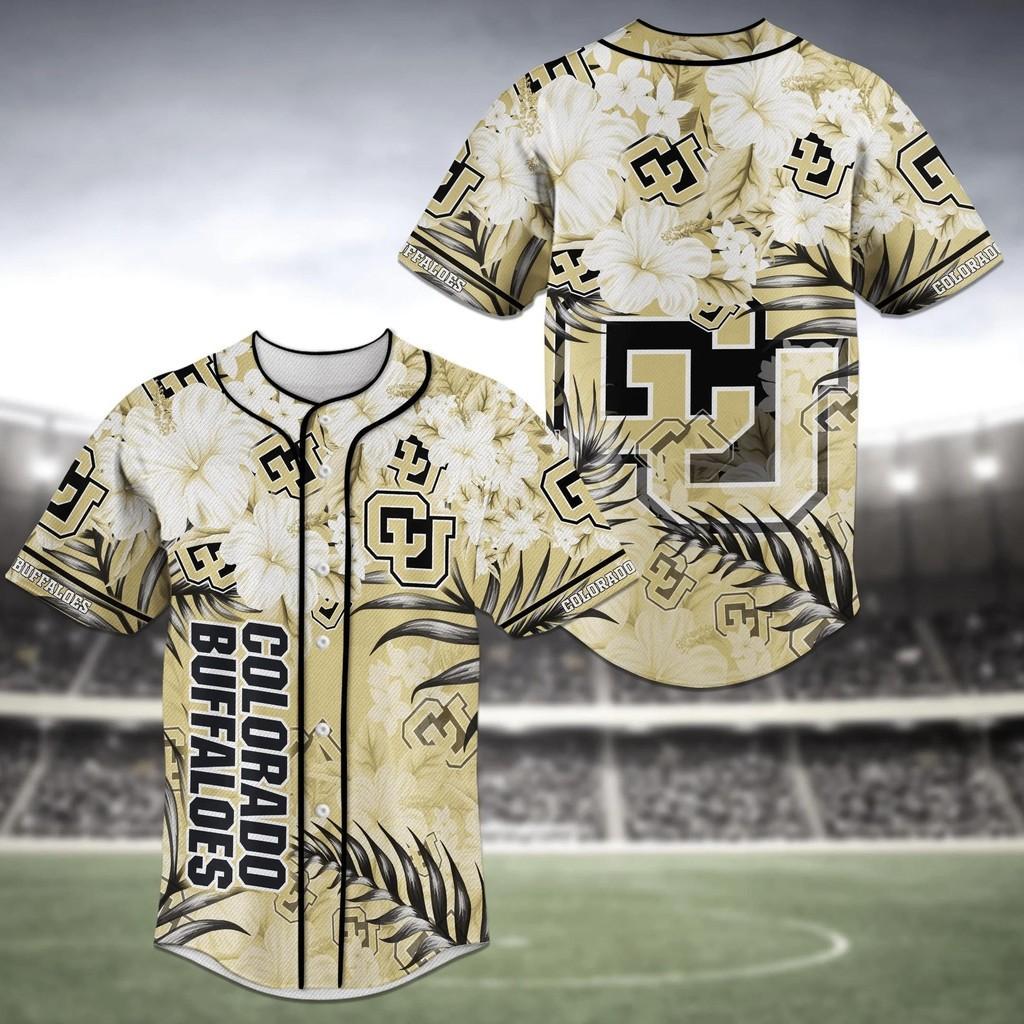 Colorado Buffaloes Ncaa Baseball Jersey Shirt Flower