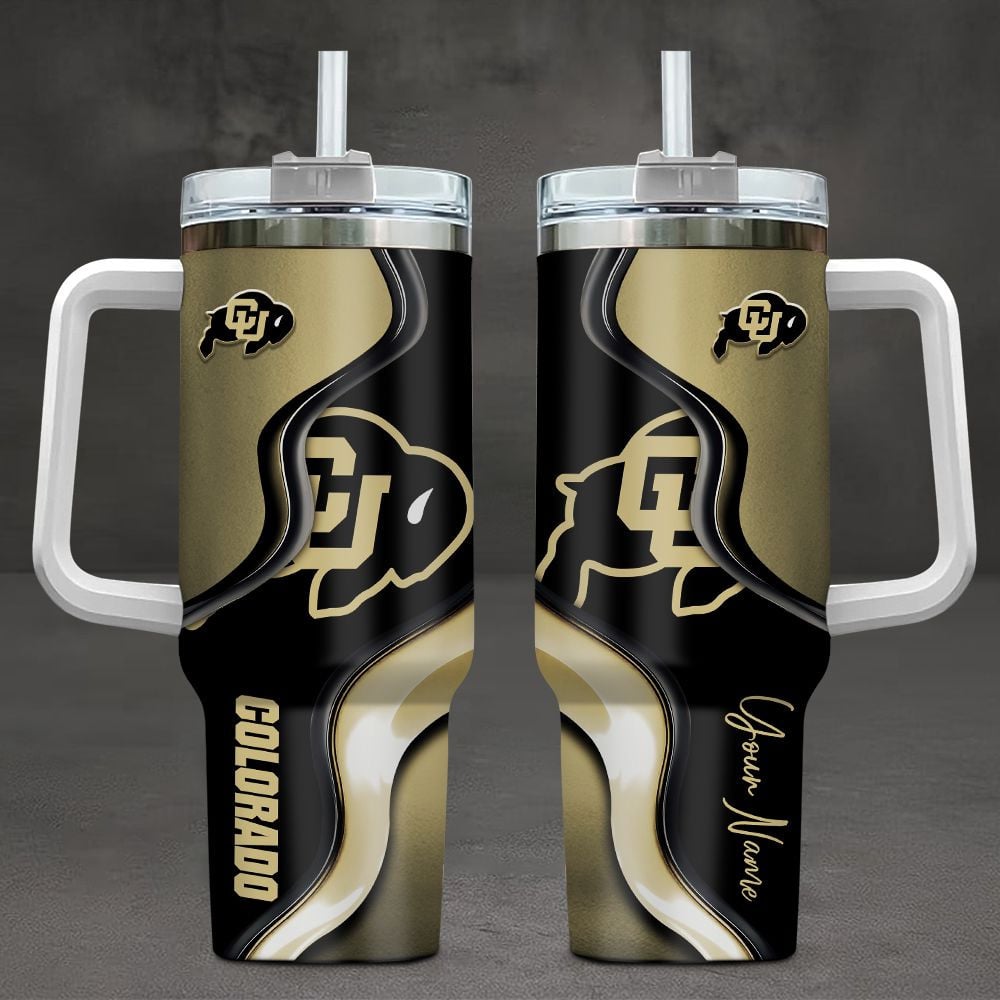 Colorado Buffaloes NCAA Custom Stanley Cup 40 oz 30 oz Tumbler With HandleTVC2301106