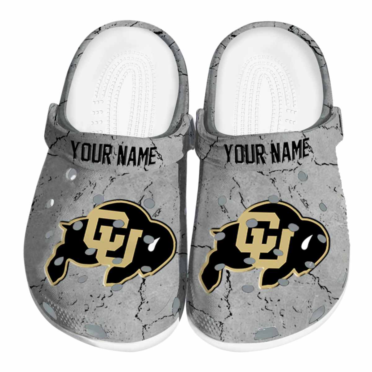 Colorado Buffaloes NCAA Sport Crocs Crocband Clogs Shoes Comfortable For Men Women and Kids