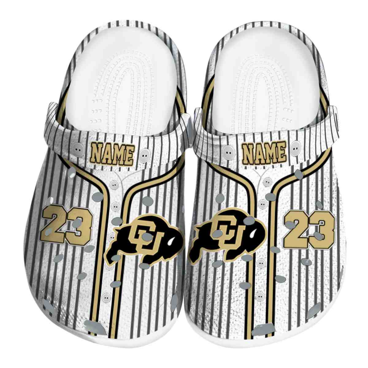 Colorado Buffaloes NCAA Sport Crocs Crocband Clogs Shoes Comfortable For Men Women and Kids