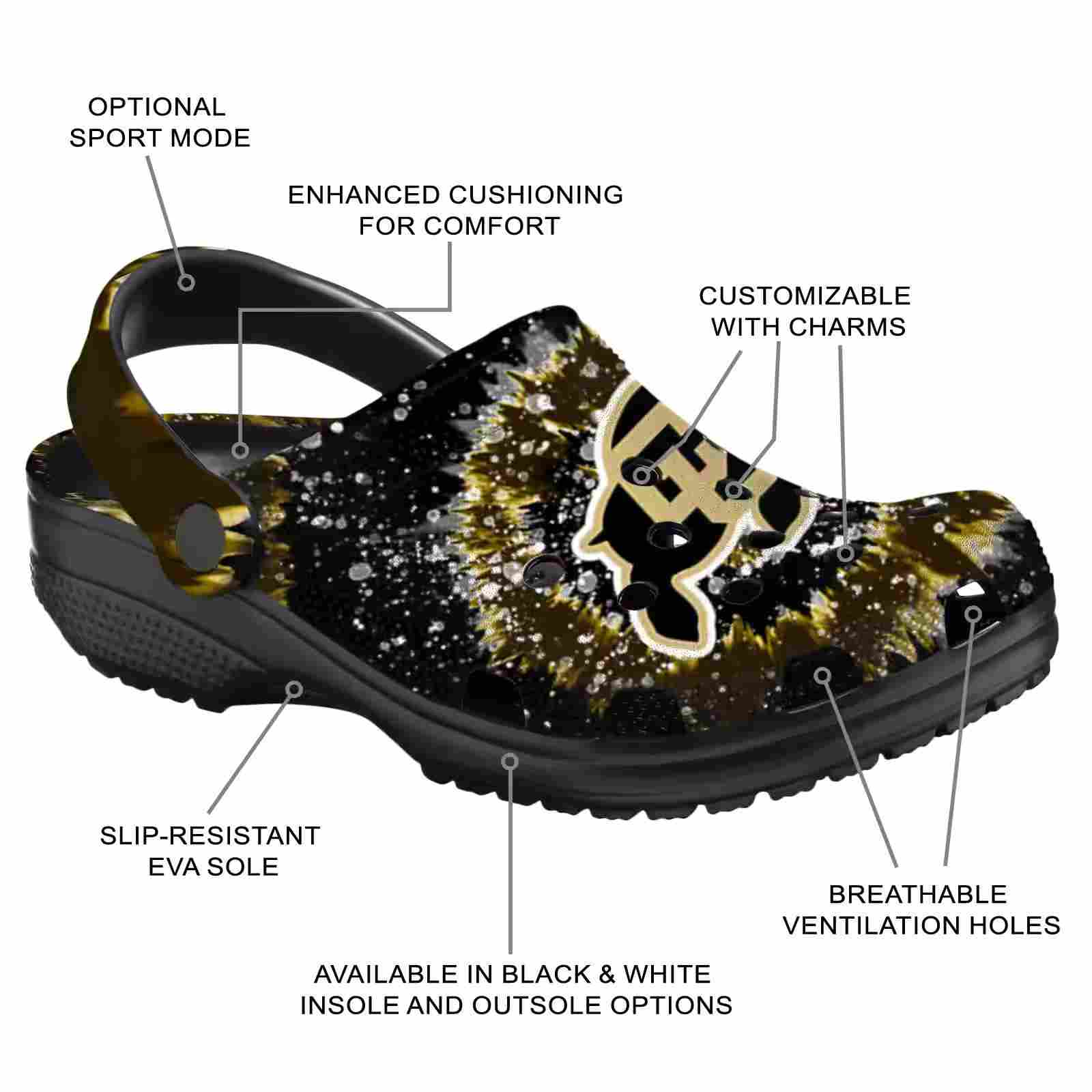 Colorado Buffaloes Radiant Burst Effect ClogTVC1801805 - Image 5