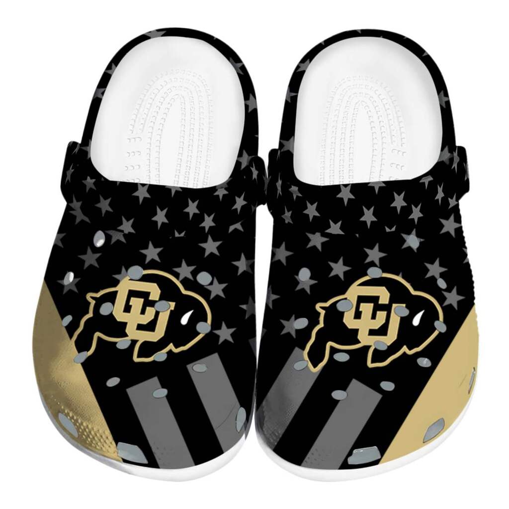 Colorado Buffaloes Stellar Stripes Theme ClogTVC1801779