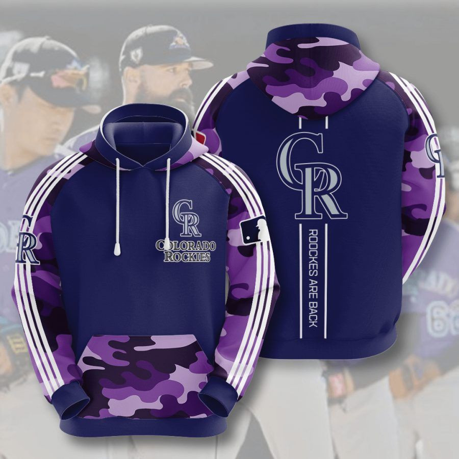 Colorado Rockies 3D All Over Print Hoodie, Zip Hoodie