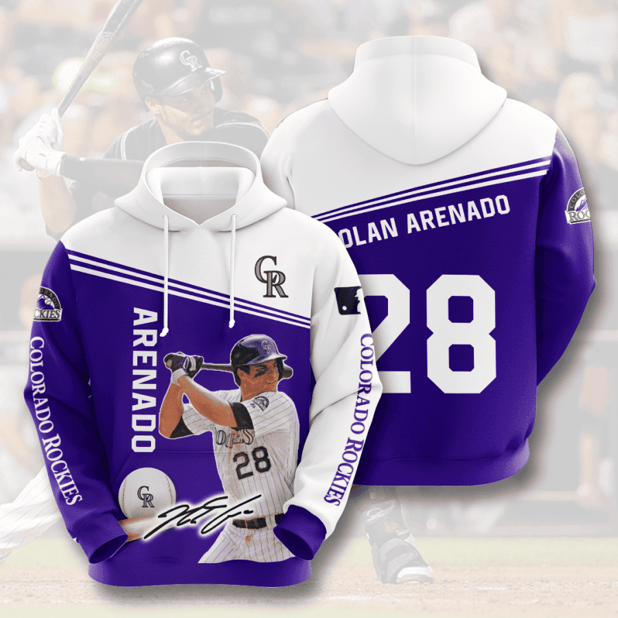 Colorado Rockies 3D All Over Print Hoodie, Zip Hoodie