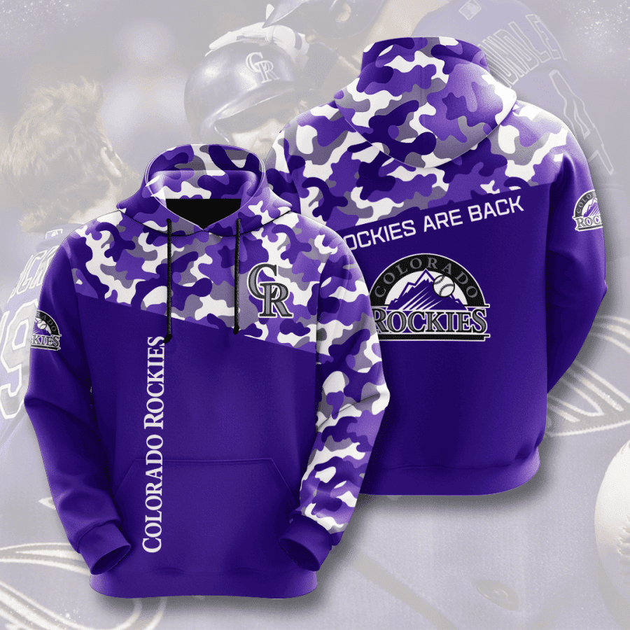 Colorado Rockies 3D All Over Print Hoodie, Zip Hoodie