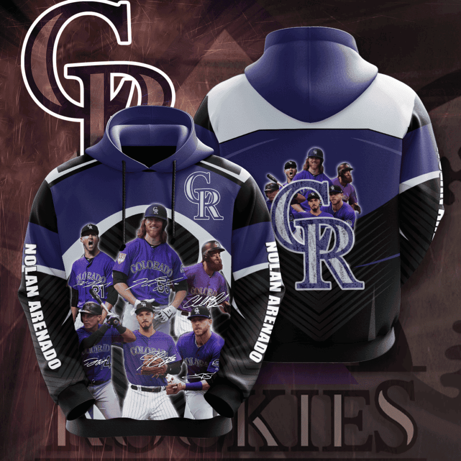 Colorado Rockies 3D All Over Print Hoodie, Zip Hoodie