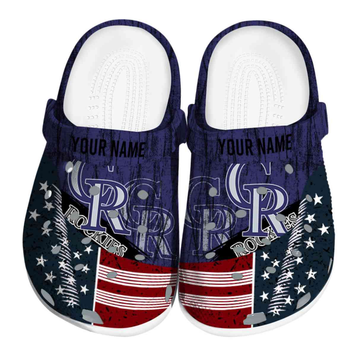 Colorado Rockies MLB Sport Crocs Crocband Clogs Shoes Comfortable For Men Women and Kids