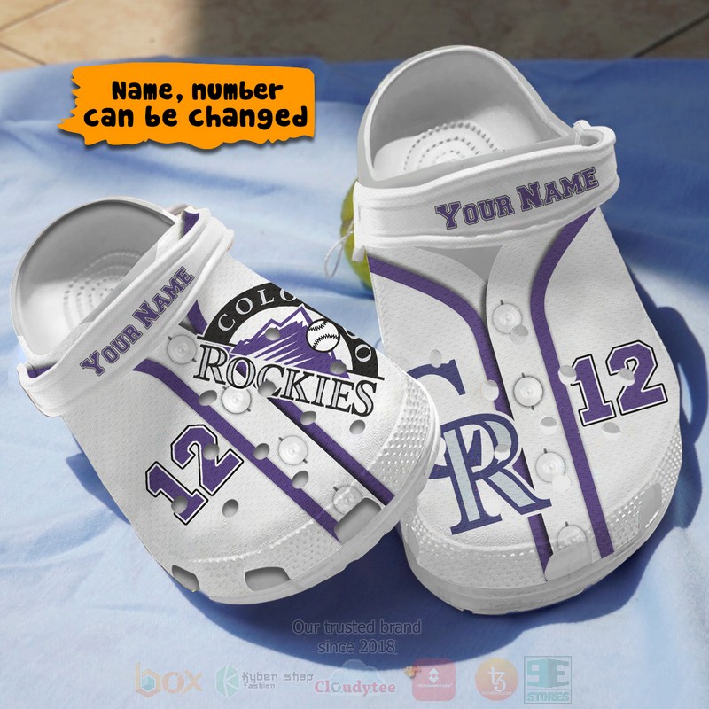 Colorado Rockies MLB Sport Crocs Crocband Clogs Shoes Comfortable For Men Women and Kids