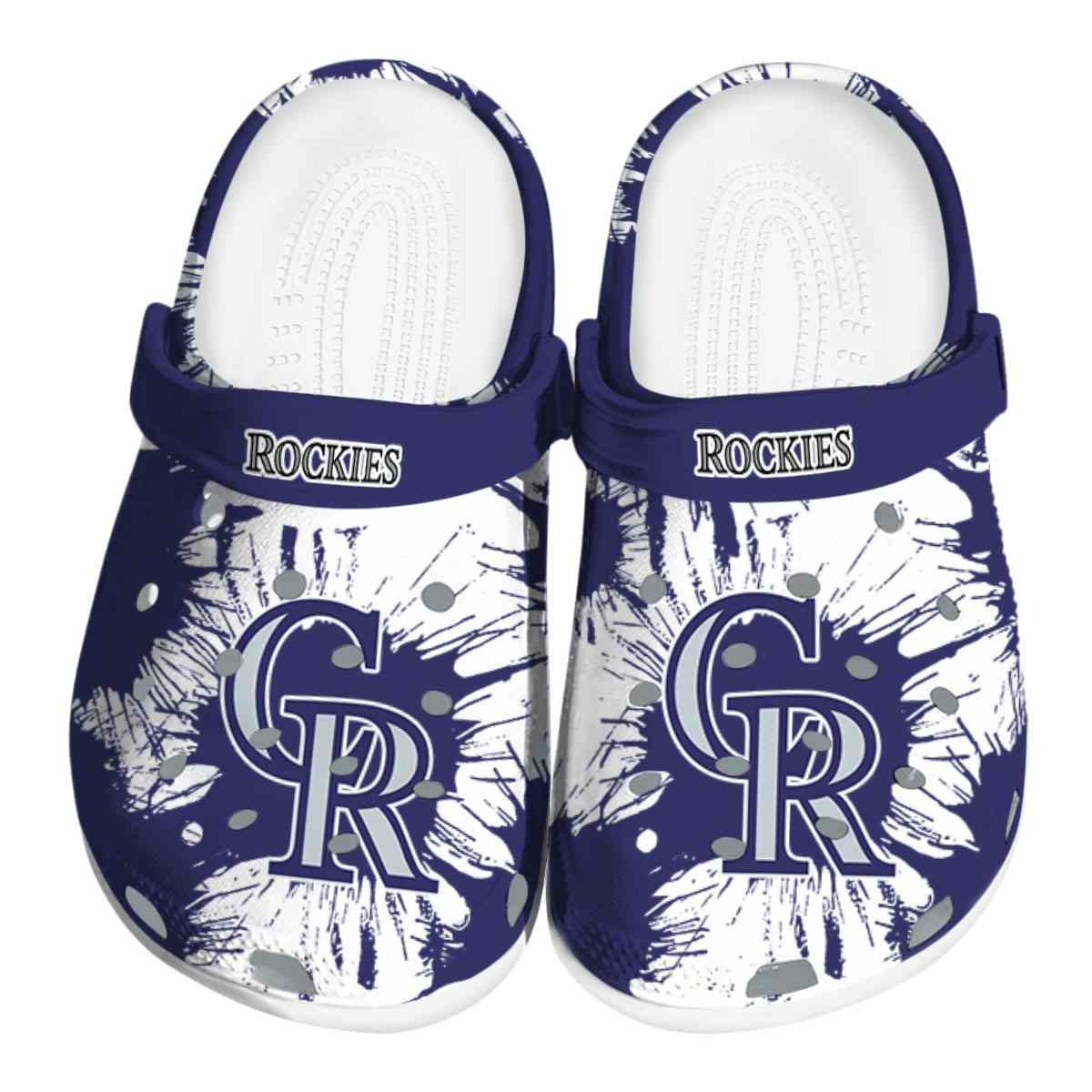 Colorado Rockies MLB Sport Crocs Crocband Clogs Shoes Comfortable For Men Women and Kids